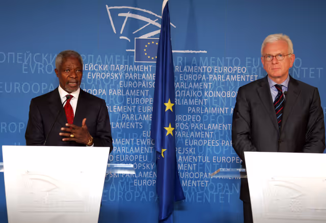 Foto 5: EP President meets with UN former Secretary General in Brussels