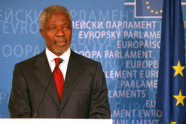 Foto 6: EP President meets with UN former Secretary General in Brussels