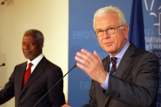 Foto 11: EP President meets with UN former Secretary General in Brussels
