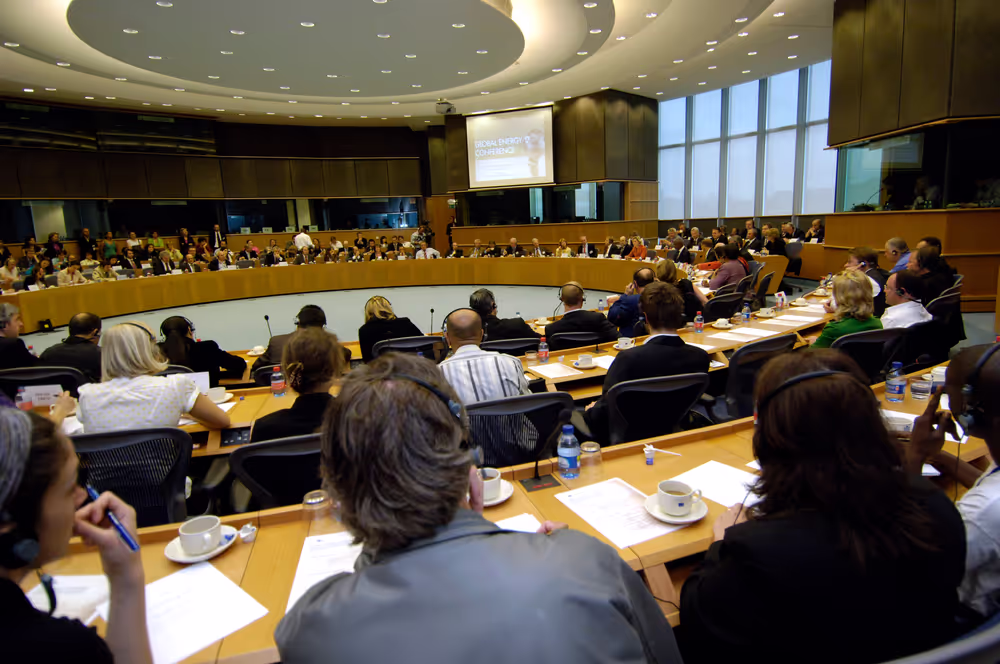 Energy Globe Awards conference in Brussels