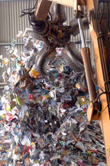 Снимка 9: Recycling industry and waste processing in Strasbourg.