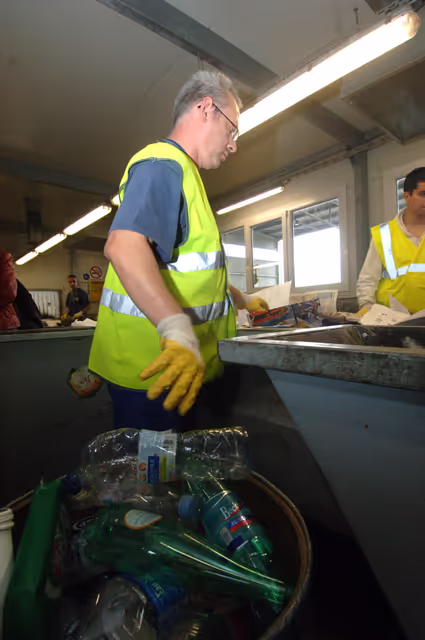 Снимка 17: Recycling industry and waste processing in Strasbourg.