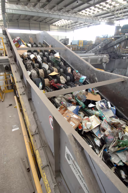 Снимка 21: Recycling industry and waste processing in Strasbourg.