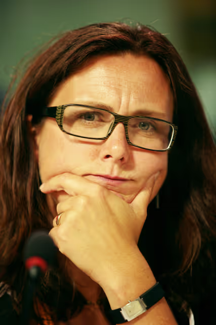 Foto 1: Press conference on the combined programme of the French, Czech and Swedish Presidencies.