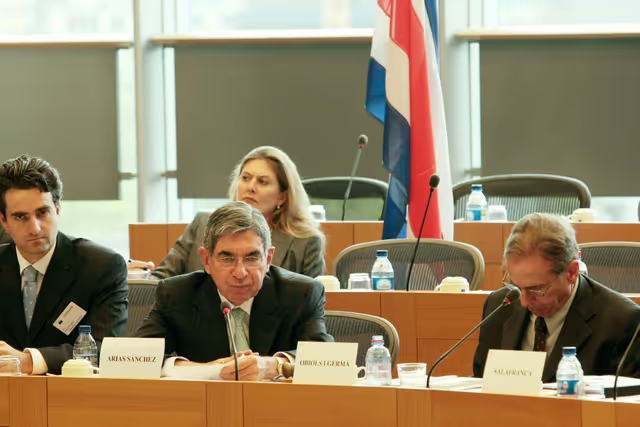 AFET Committee meeting with the President of Costa Rica.