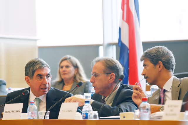 AFET Committee meeting with the President of Costa Rica.