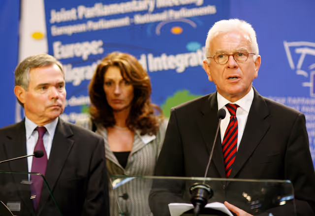 Press conference following the Joint Parliamentary Meeting EU - National Parliaments : Migration and Integration.