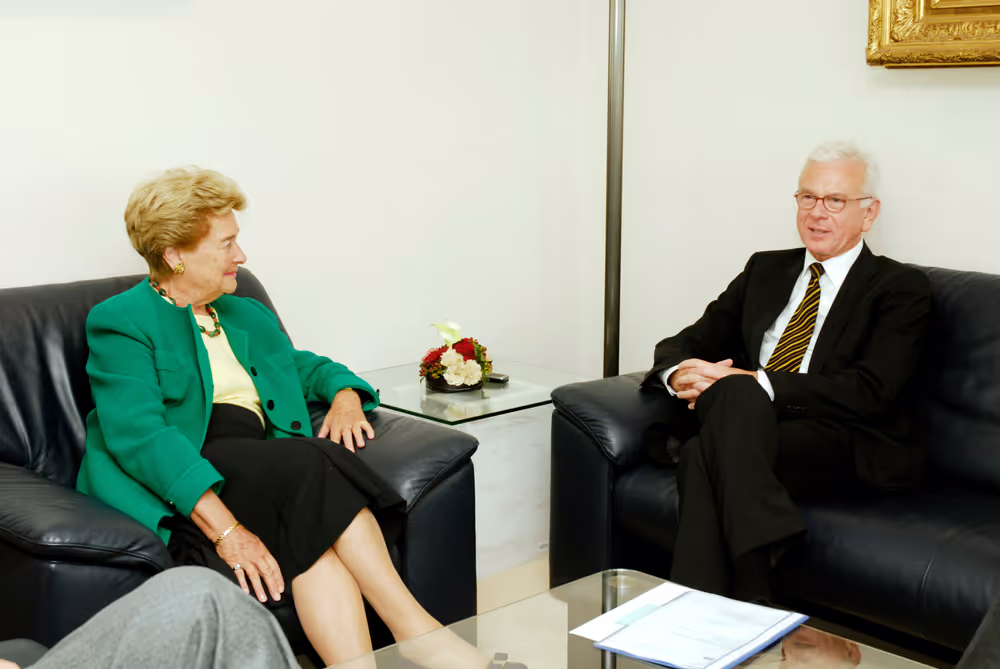 EP President meets with Paul Henri SPAAK's daughter.