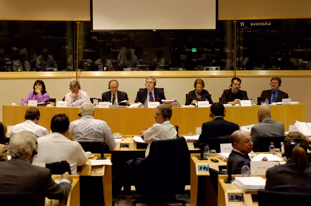 Foto 5: EMPL Committee meeting.