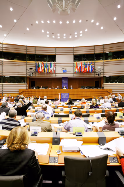 Photo 1 : ENVI Committee meeting in Brussels