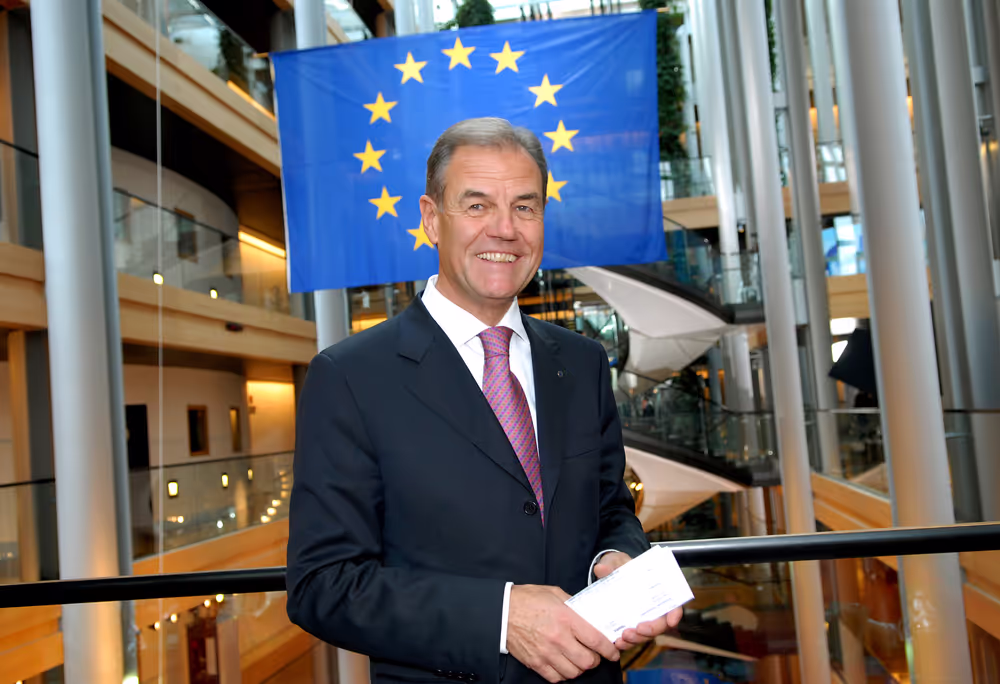 MEP Hubert PIRKER in Strasbourg
