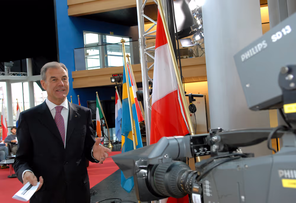 MEP Hubert PIRKER in Strasbourg