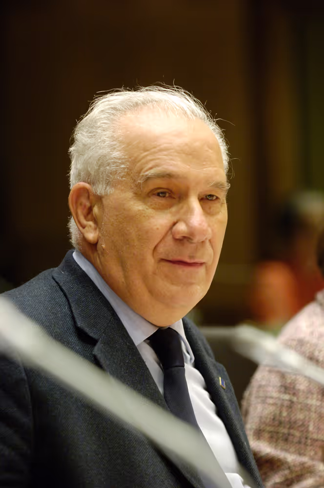 MEP Carlo CASINI attends a meeting in Brussels