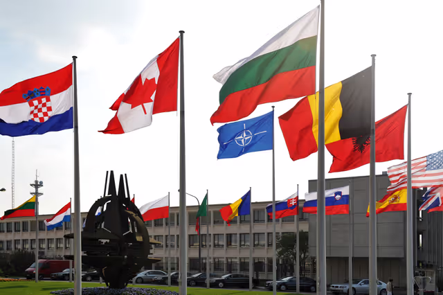 Suriet 13: Flags of the 28 NATO member countries