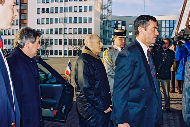 Billede 1: French President makes an official visit to the EP in Strasbourg