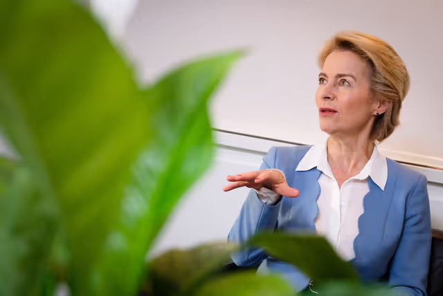Billede 10: David SASSOLI - EP President meets with Ursula VON DER LEYEN - EU Commission President-elect at the EP in Brussels