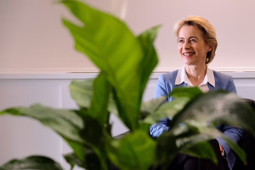 David SASSOLI - EP President meets with Ursula VON DER LEYEN - EU Commission President-elect at the EP in Brussels