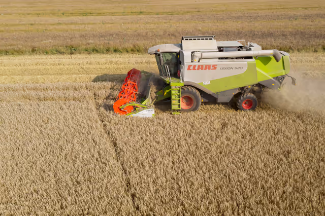 Nuotrauka 19: Barley harvest in Luxembourg, July 22, 2021..