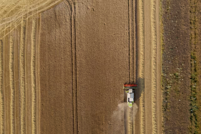 Nuotrauka 8: Barley harvest in Luxembourg, July 22, 2021..