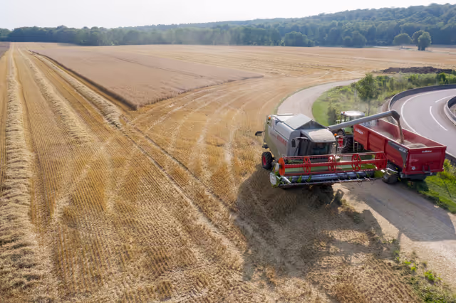 Nuotrauka 6: Barley harvest in Luxembourg, July 22, 2021..
