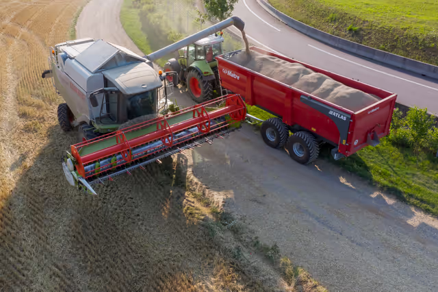 Nuotrauka 7: Barley harvest in Luxembourg, July 22, 2021..