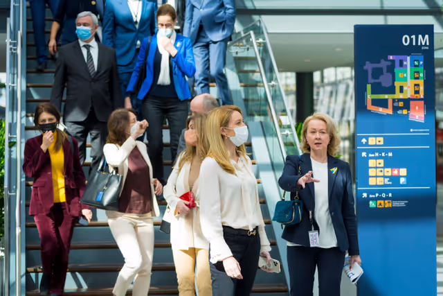 Billede 1: Bureau Away Days.- visit of the Luxembourg European Building