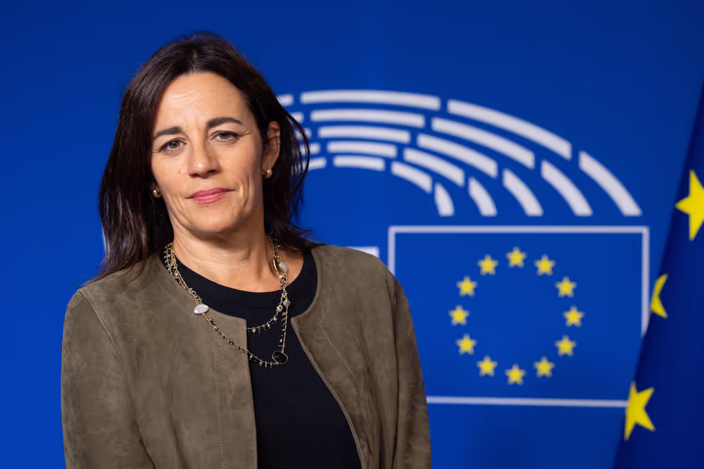 Laurence Farreng in the EP in Brussels