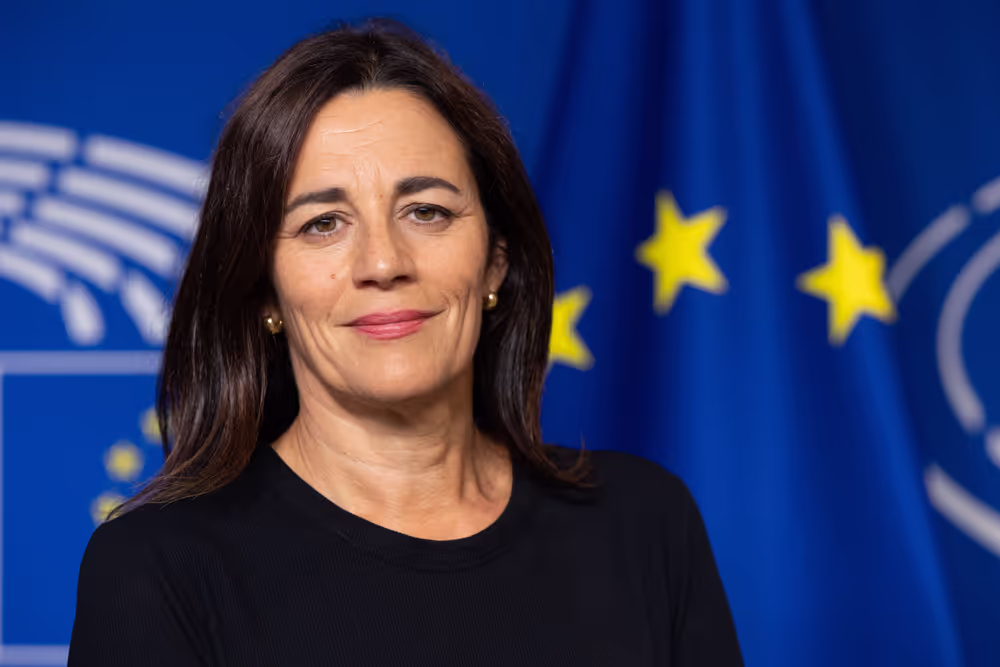 Laurence Farreng in the EP in Brussels