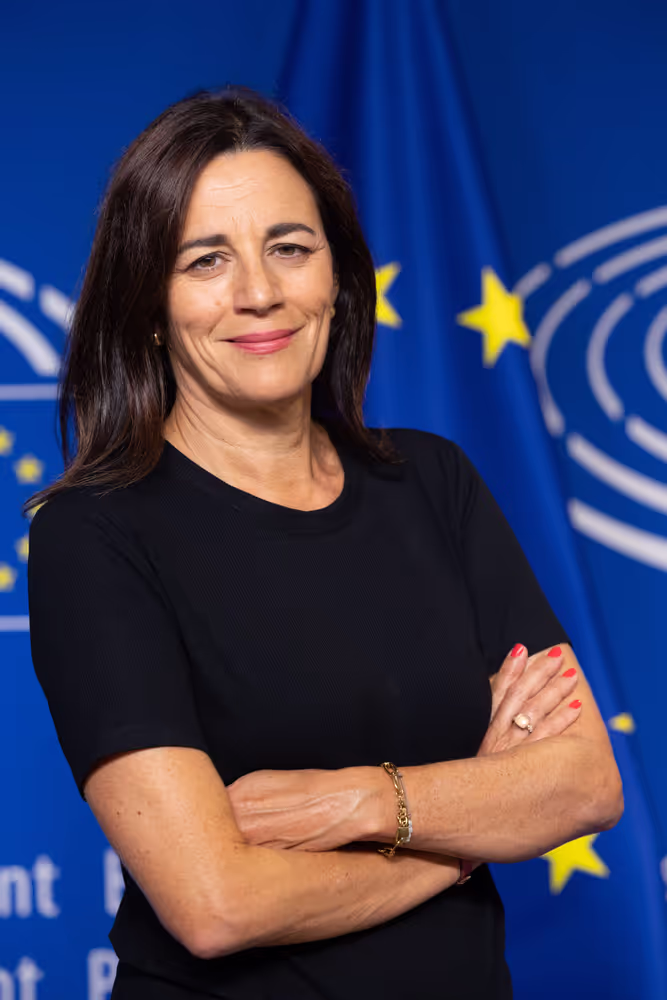 Laurence Farreng in the EP in Brussels
