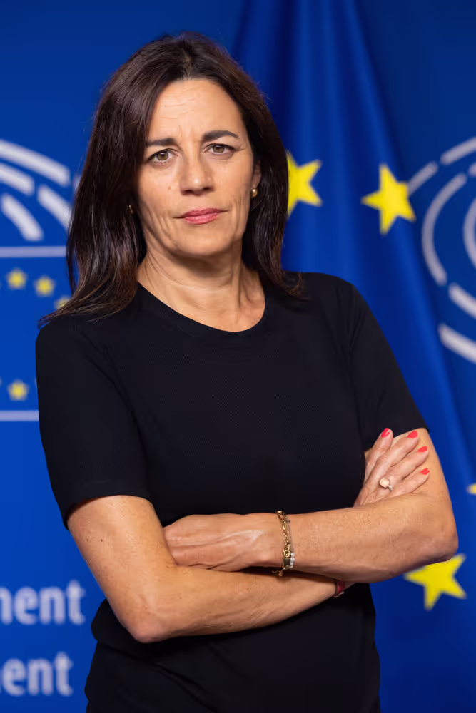 Laurence Farreng in the EP in Brussels