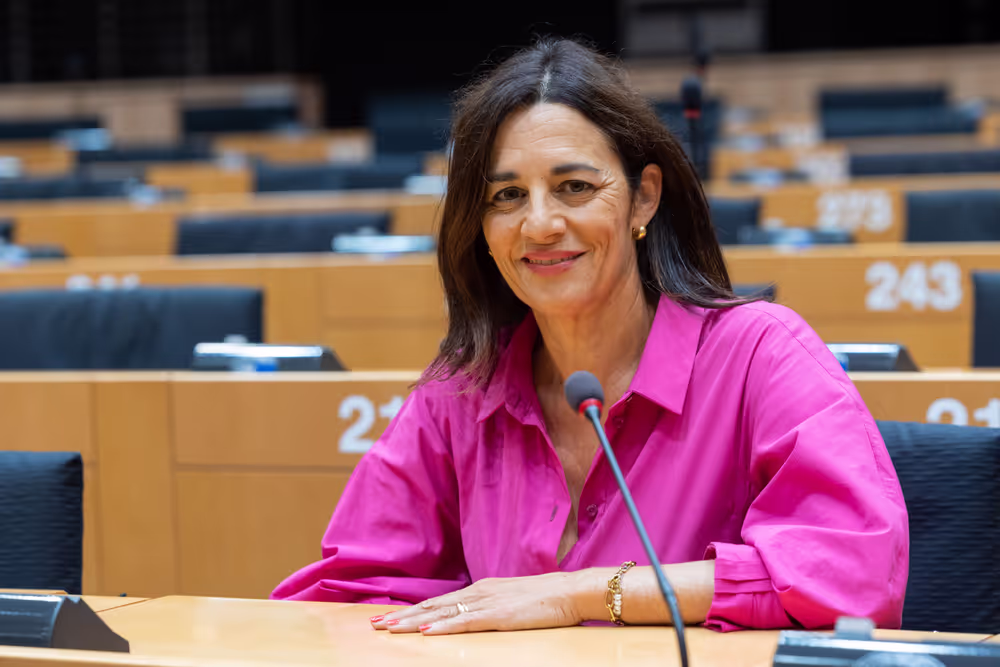 Laurence Farreng in the EP in Brussels