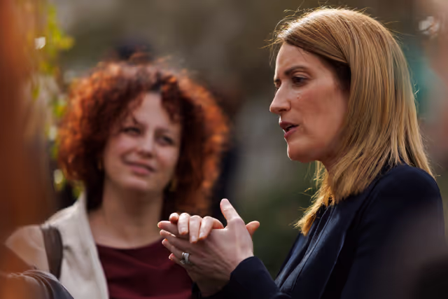 Photo 11: Official visit by Roberta METSOLA, EP President to Malta - Addresses at Valletta, Attard
