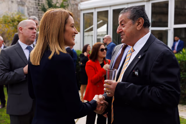 Photo 9: Official visit by Roberta METSOLA, EP President to Malta - Addresses at Valletta, Attard