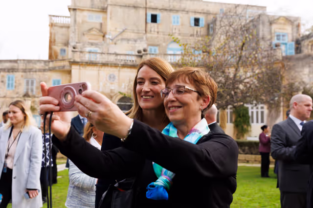 Photo 8: Official visit by Roberta METSOLA, EP President to Malta - Addresses at Valletta, Attard