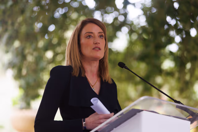 Photo 4: Official visit by Roberta METSOLA, EP President to Malta - Addresses at Valletta, Attard