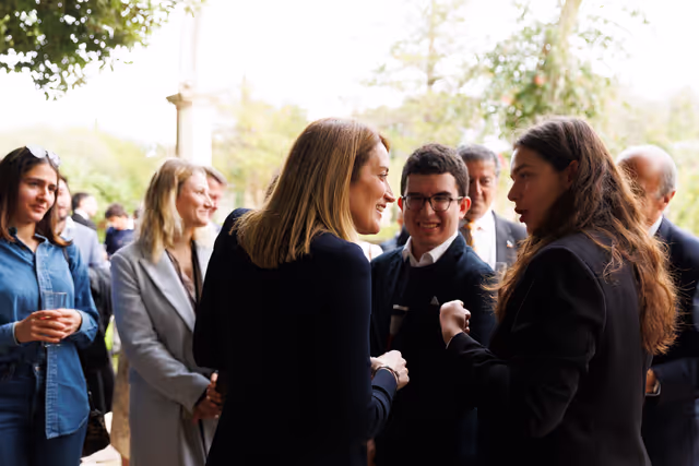 Photo 3: Official visit by Roberta METSOLA, EP President to Malta - Addresses at Valletta, Attard