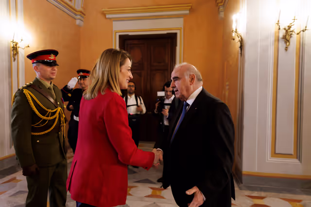 Official visit by Roberta METSOLA, EP President to Malta - Meeting with George VELLA, President of Malta