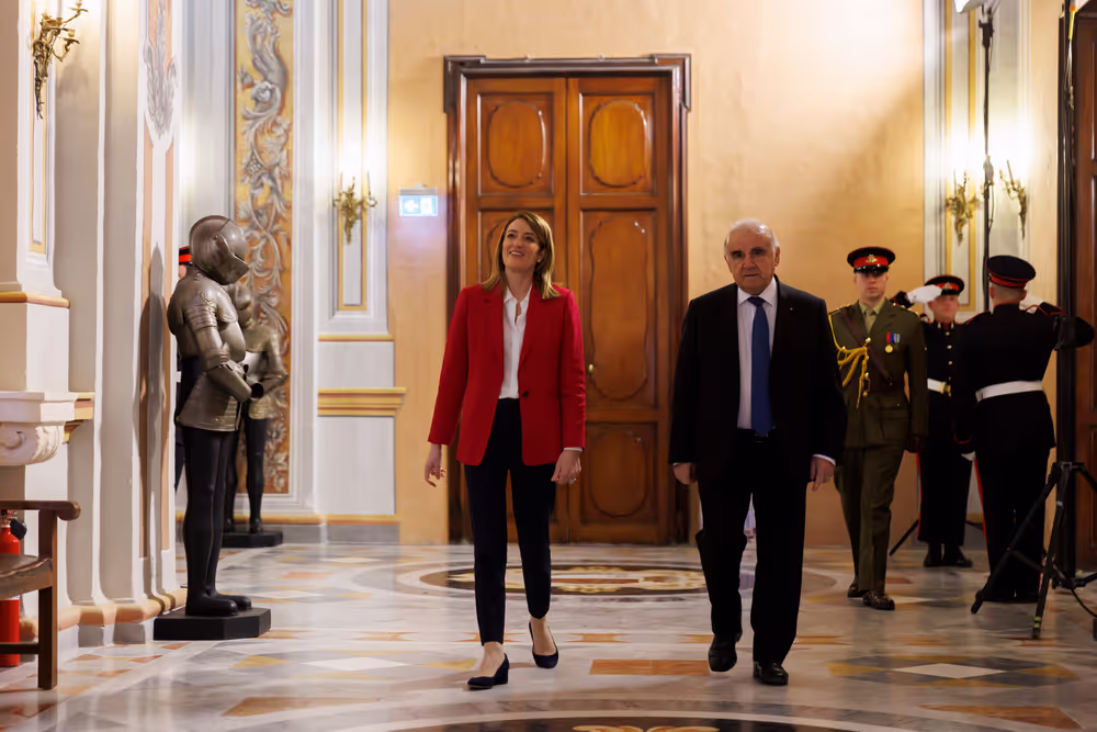 Official visit by Roberta METSOLA, EP President to Malta - Meeting with George VELLA, President of Malta