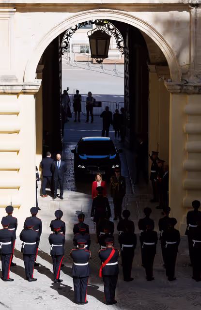 Fotografi 7: Official visit by Roberta METSOLA, EP President to Malta - Meeting with George VELLA, President of Malta