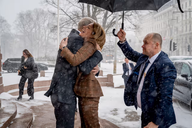 Official visit by Roberta METSOLA, EP President to Riga (Latvia) - Meeting with Krišjanis KARIŅŠMinister of Foreign Affairs of the Republic of Latvia