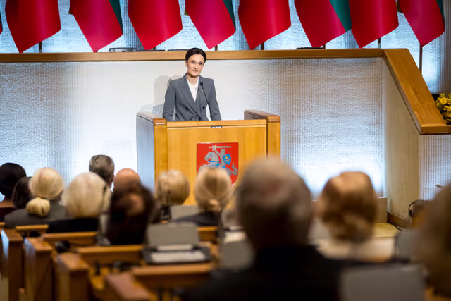 Official visit by Roberta METSOLA, EP President to Vilnius (Lithuania) - Commemoration of the Day of Defenders of Freedom and award ceremony of the Freedom Prize of the Republic of Lithuania