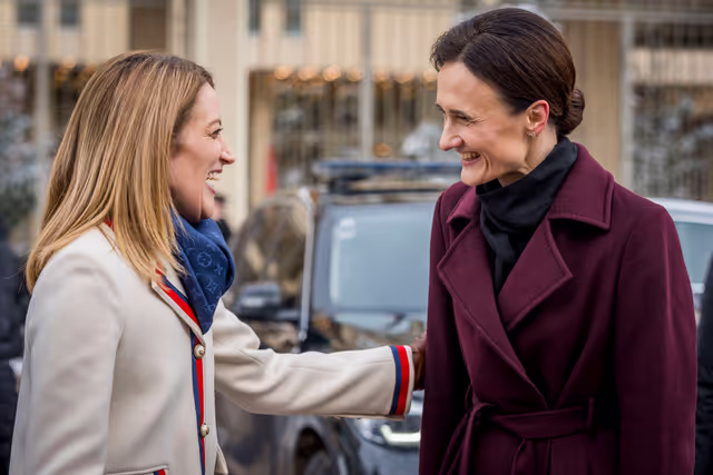 Official visit by Roberta METSOLA, EP President to Vilnius (Lithuania) - Flag hoisting ceremony for the Day of Defenders of Freedom