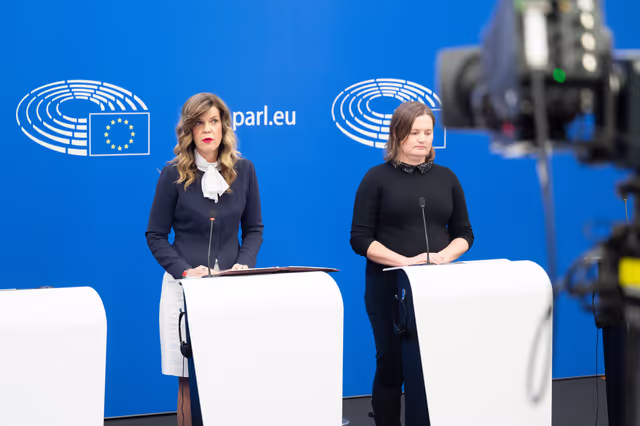 Foto 3: Press conference on empowering consumers by fighting greenwashing and improving product labelling