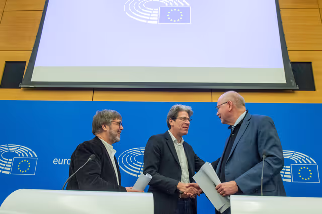 Foto 3: Press conference on on the provisional deal on anti-money laundering package