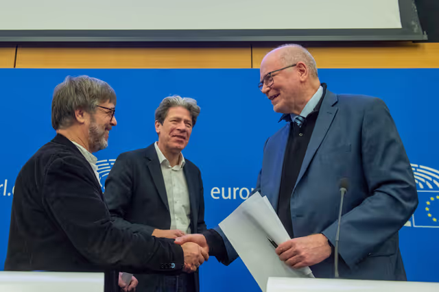 Foto 2: Press conference on on the provisional deal on anti-money laundering package