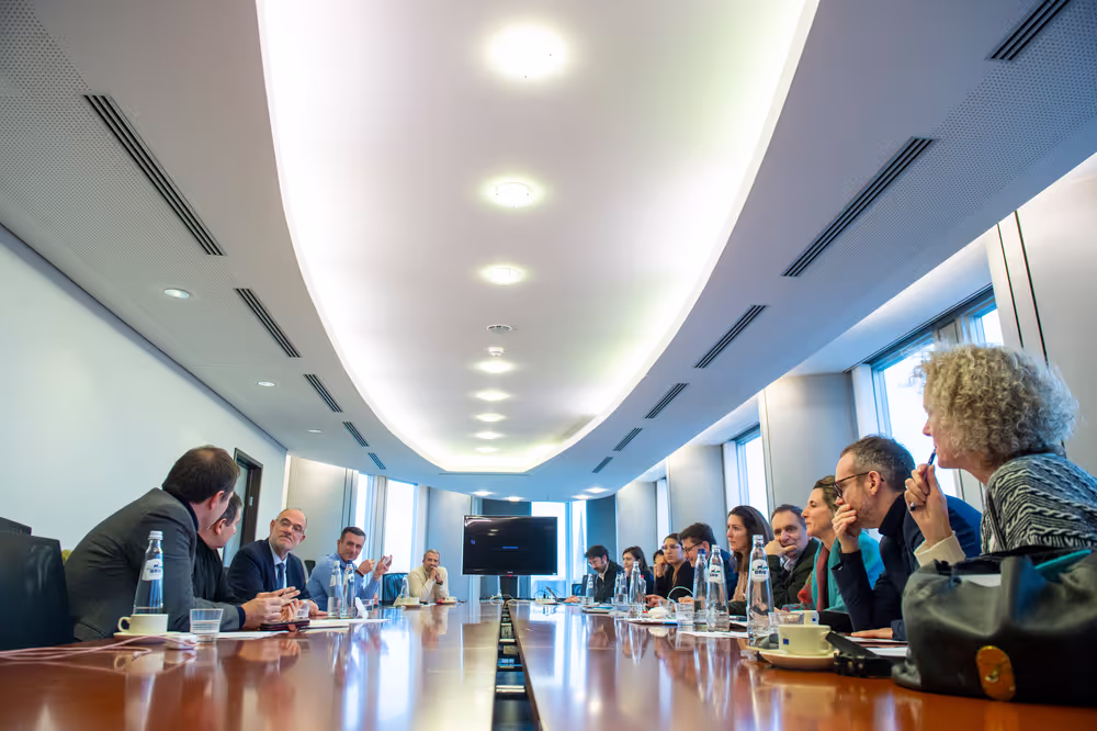 Press seminar with journalists from France Television