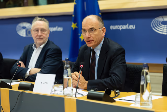 Φωτογραφία 15: INTA - Exchange of views with former Italian prime minister Enrico Letta on the preparation of the High Level Report on the Future of the Single Market