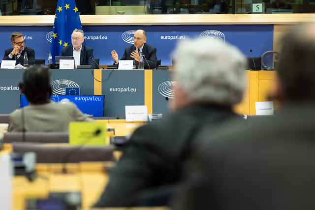 Φωτογραφία 11: INTA - Exchange of views with former Italian prime minister Enrico Letta on the preparation of the High Level Report on the Future of the Single Market