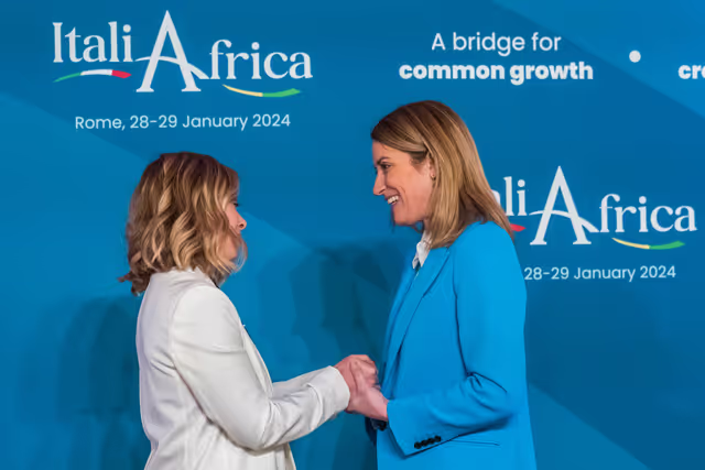 Roberta METSOLA, EP President participates at the Italy-Africa Summit - A bridge for common growth in Rome, Italy