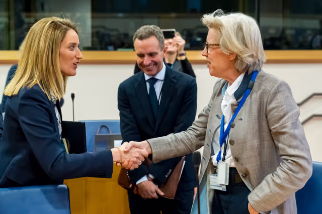 Fotografija 8: Speech by Roberta METSOLA, EP President at Asylum Contact Group